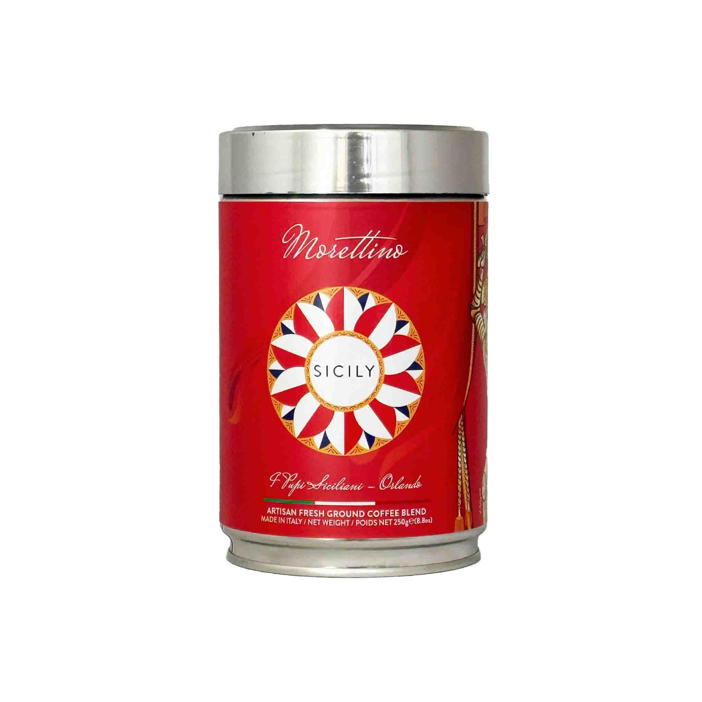 MORETTINO SICILY I PUPI SICILIANI - ORLANDO ARTISAN FRESH GROUND COFFEE BLEND 250g
