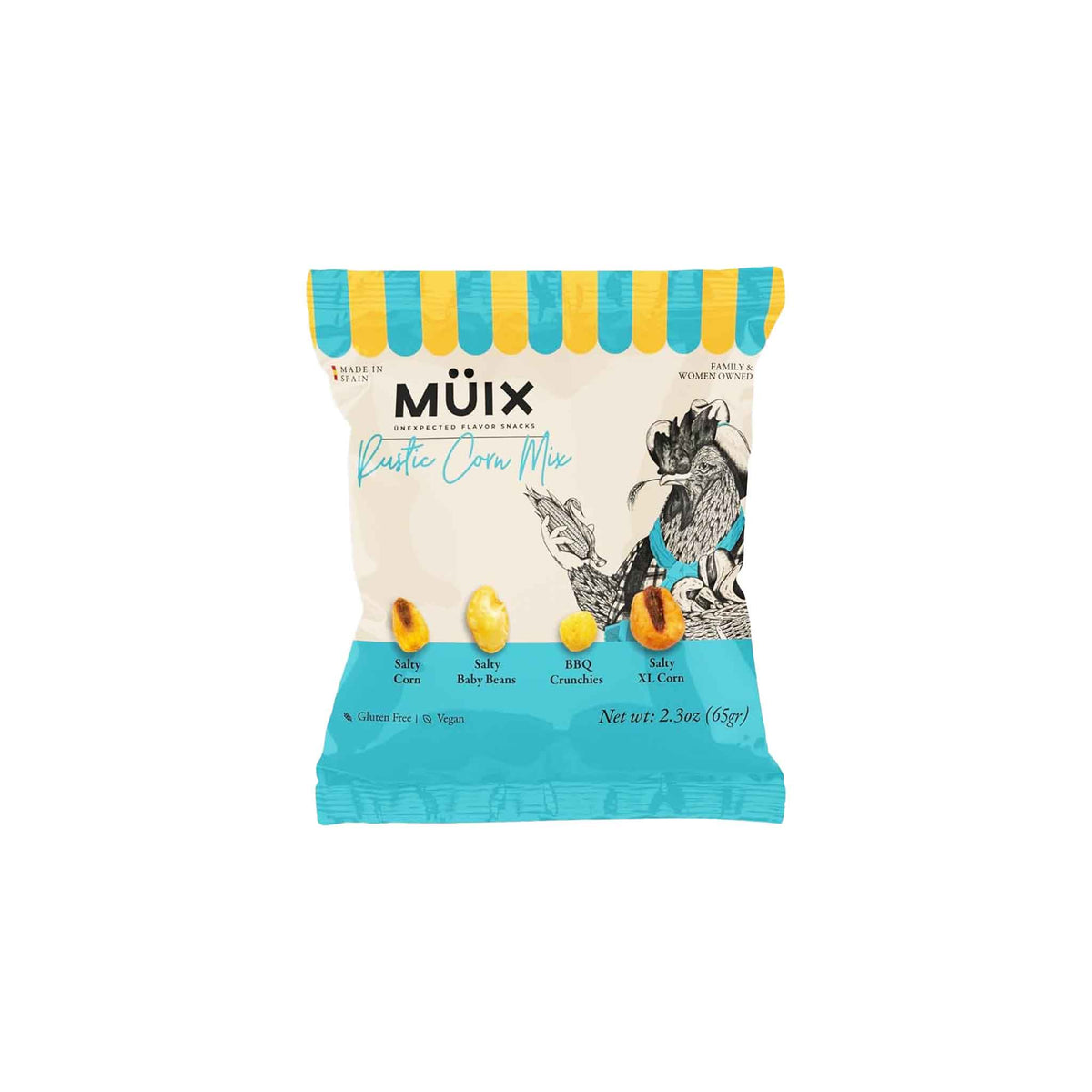 MUIX RUSTIC CORN SNACK MIX 65g – monsieur marcel gourmet market