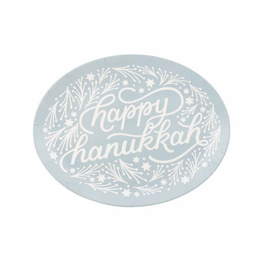 MY MINDS EYE HAPPY HANUKKAH OVAL TRAY
