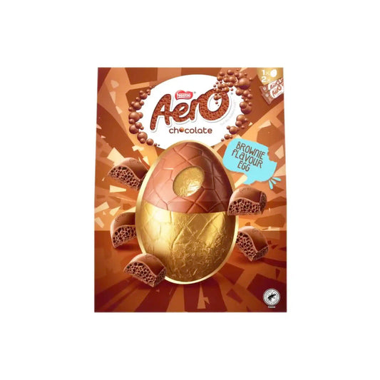 NESTLE AERO BROWNIE FLAVOR CHOCOLATE GIANT EGG 222g