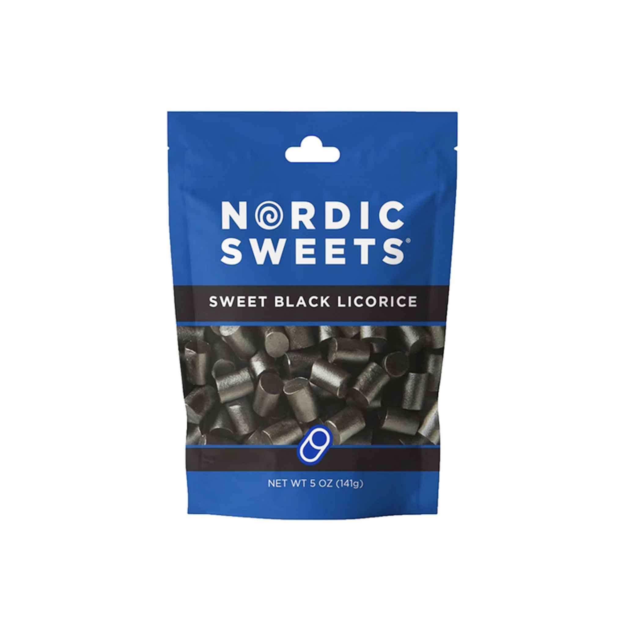NORDIC SWEETS SWEET BLACK LICORICE 5oz – monsieur marcel gourmet
