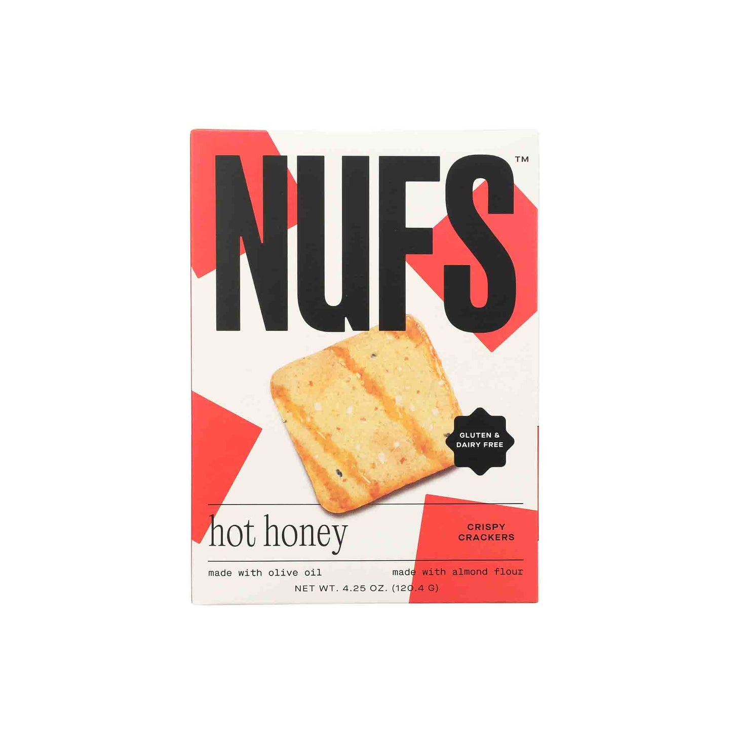 NUFS GLUTEN FREE HOT HONEY CRACKERS 120g