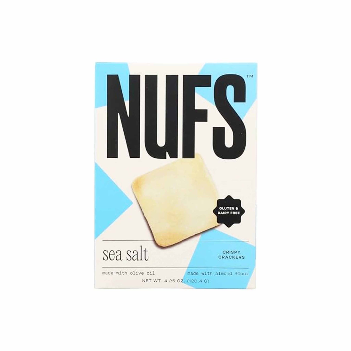 NUFS GLUTEN FREE SEA SALT CRACKERS 120g