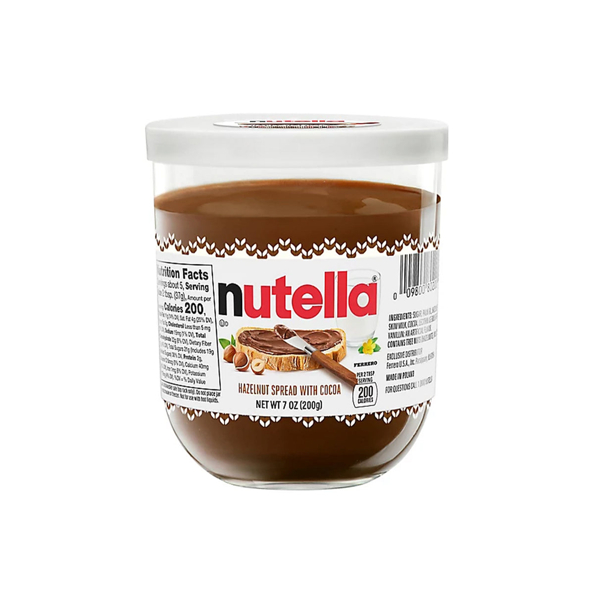 NUTELLA HOLIDAY JAR 200g