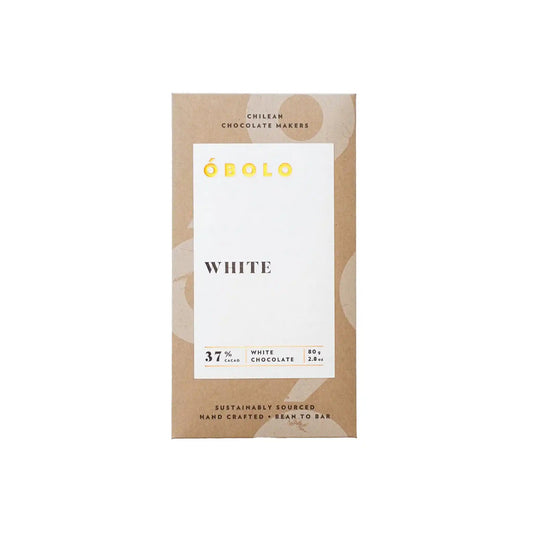 OBOLO 37% CACAO WHITE CHOCOLATE 80g