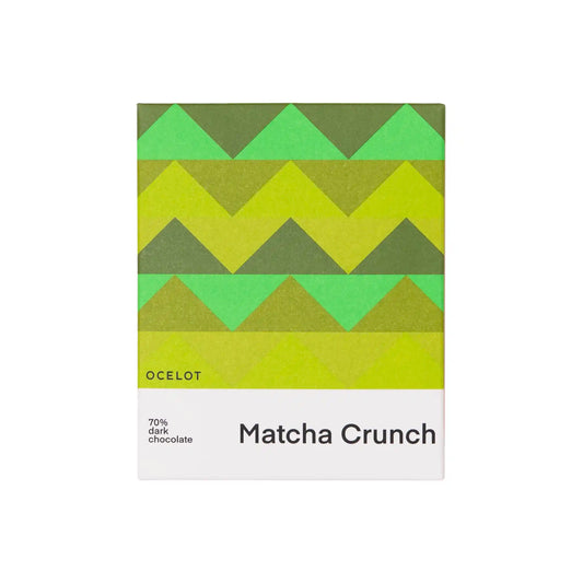 OCELOT MATCHA CRUNCH 70% DARK CHOCOLATE 70g