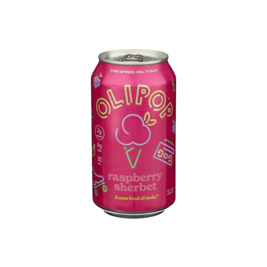 OLIPOP RASPBERRY SHERBET 12oz