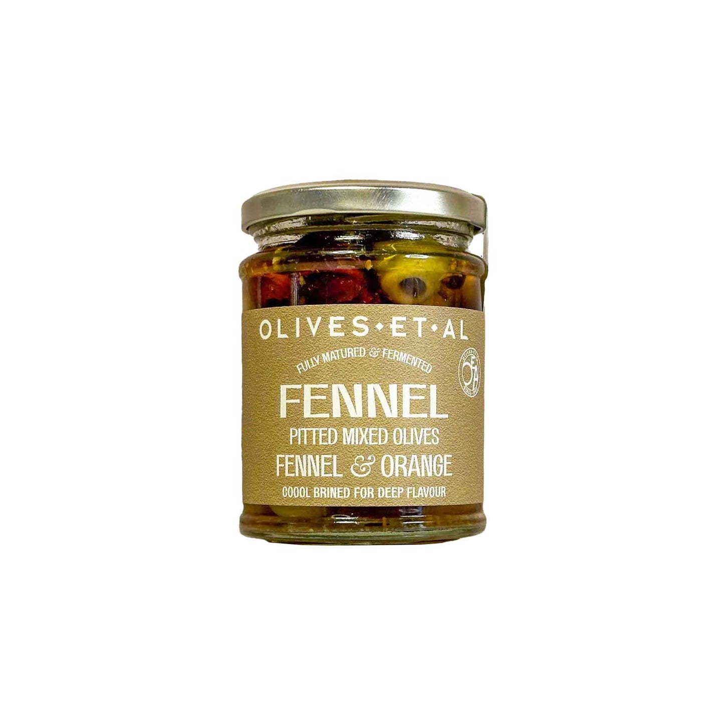 OLIVES ET AL FENNEL & ORANGE PITTED MIXED OLIVES 270g