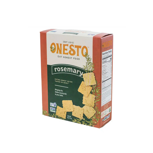 ONESTO GLUTEN FREE ROSEMARY CRACKERS 4oz