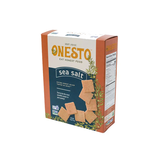 ONESTO GLUTEN FREE SEA SALT CRACKERS 4oz