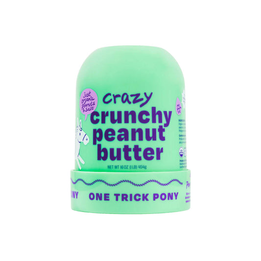 ONE TRICK PONY CRAZY CRUNCHY PEANUT BUTTER 16oz