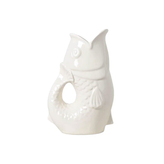 OPJET PARIS FISH SHAPED PITCHER - OFF-WHITE