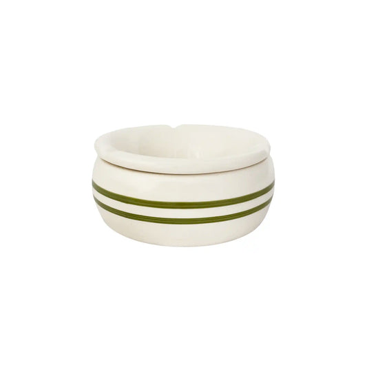 OPJET PARIS LARGE ADAM ASHTRAY - KHAKI STRIPES
