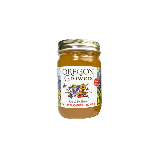 OREGON GROWERS WILDFLOWER HONEY 18oz