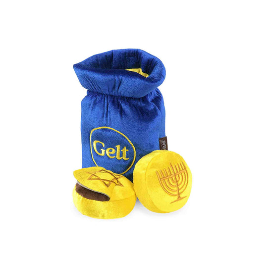 P.L.A.Y. PAWNUKKAH GELT-Y TREATS HOLIDAY DOG TOY