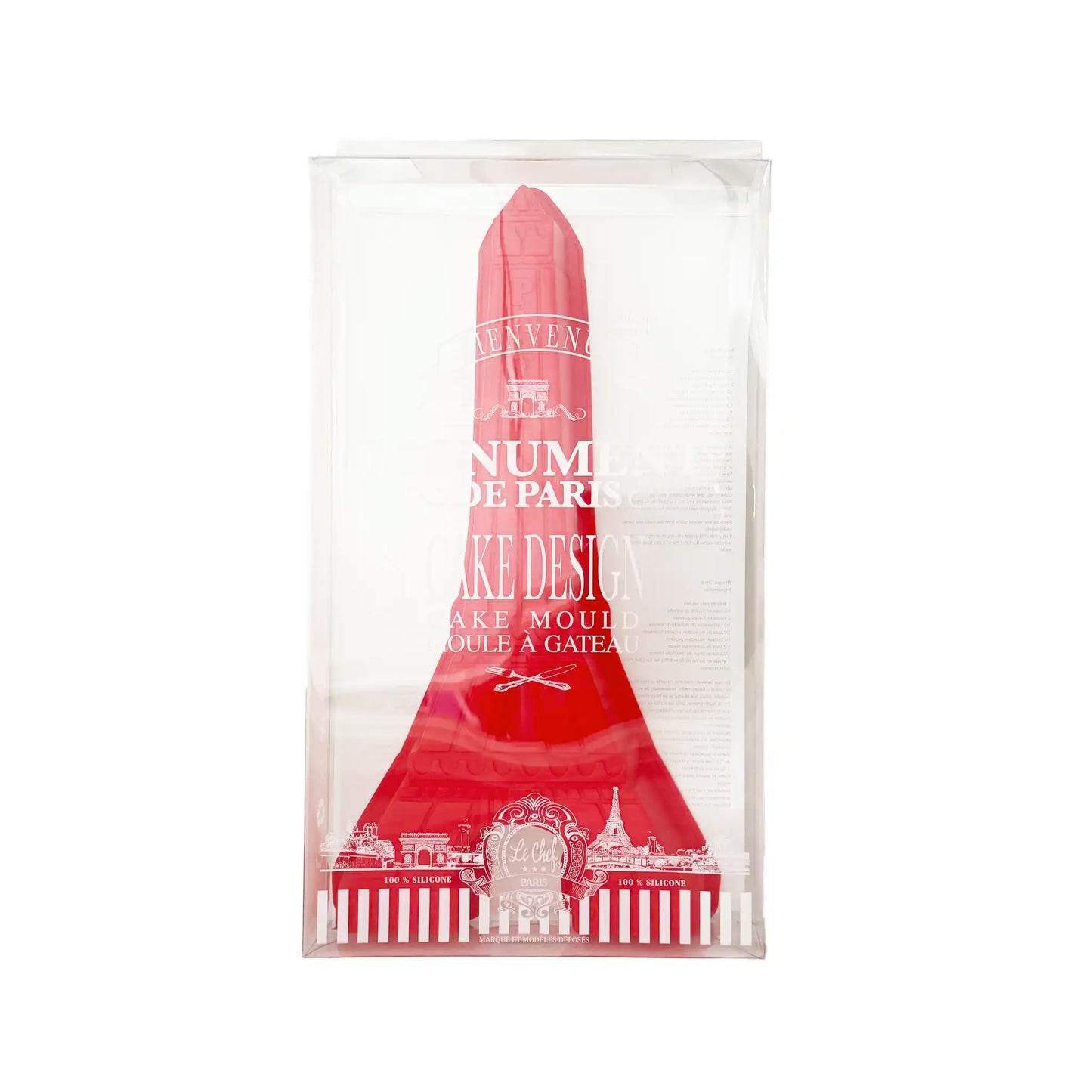 PARICI EIFFEL TOWER SILICONE CAKE MOLD - RED