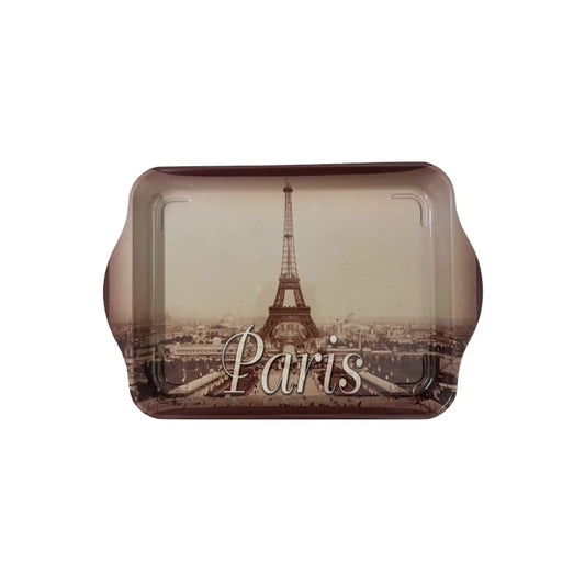CARTEXPO METAL TRAY PARIS SEPIA
