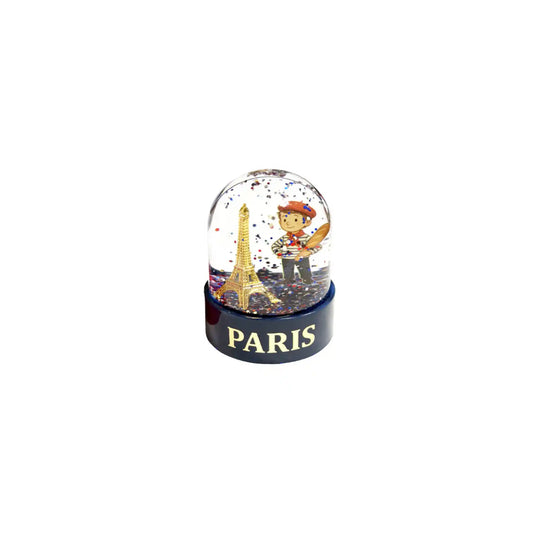 PAR'ICI PARISIAN BOY & EIFFEL TOWER SNOWGLOBE