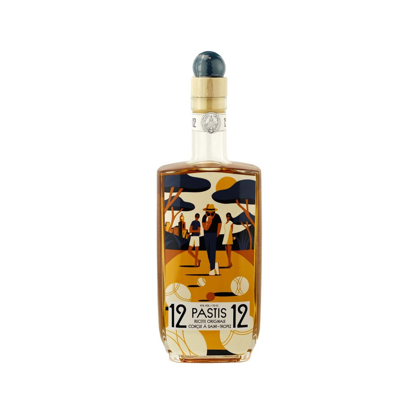 PASTIS 12/12 SAINT-TROPEZ PASTIS 700ml