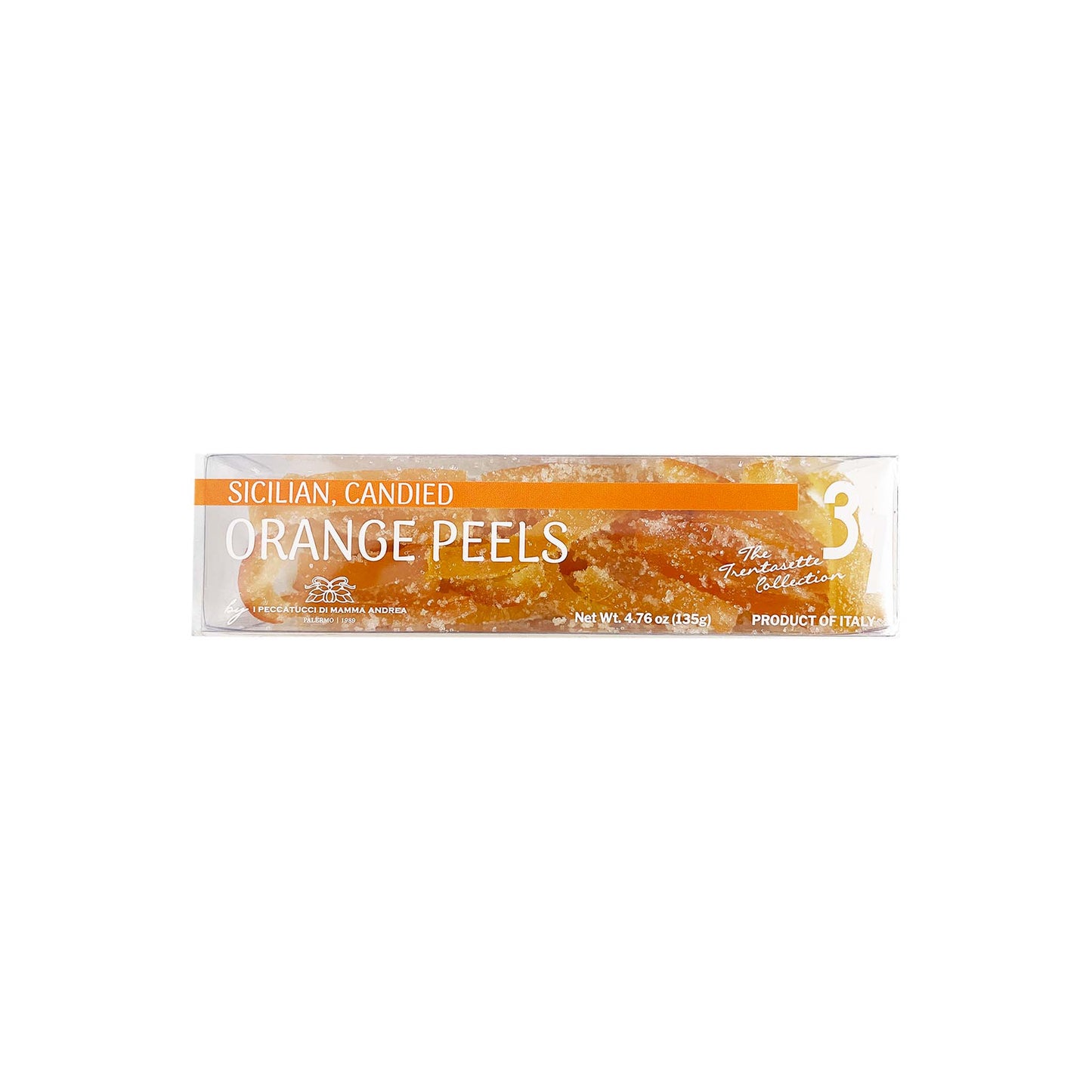 PECCATUCCI DI MAMMA ANDREA CANDIED ORANGE PEELS 4.76oz