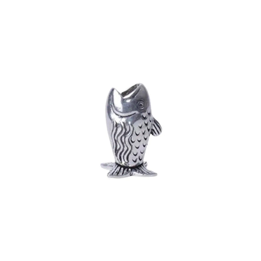 PEWTER FISH TOOTHPICK HOLDER
