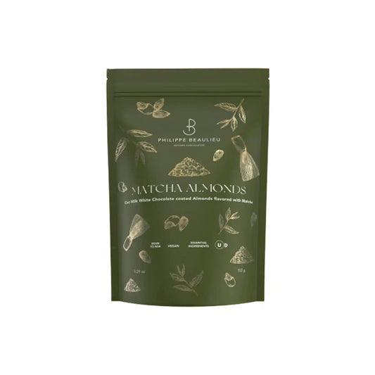 PHILIPPE BEAULIEU MATCHA ALMONDS 150g