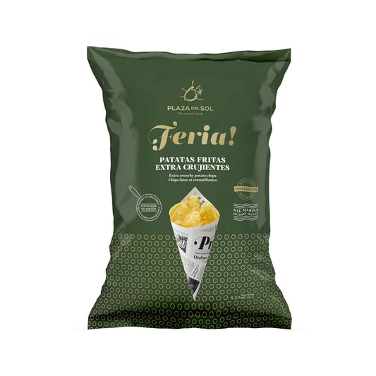 PLAZA DEL SOL FERIA EXTRA CRUNCHY POTATO CHIPS 130g