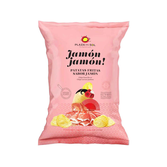 PLAZA DEL SOL HAM FLAVORED POTATO CHIPS 115g