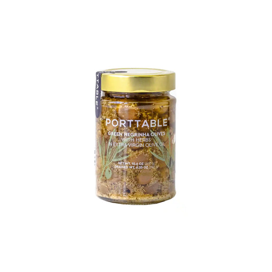 PORTTABLE NEGRINHA OLIVES WITH HERBS 300g