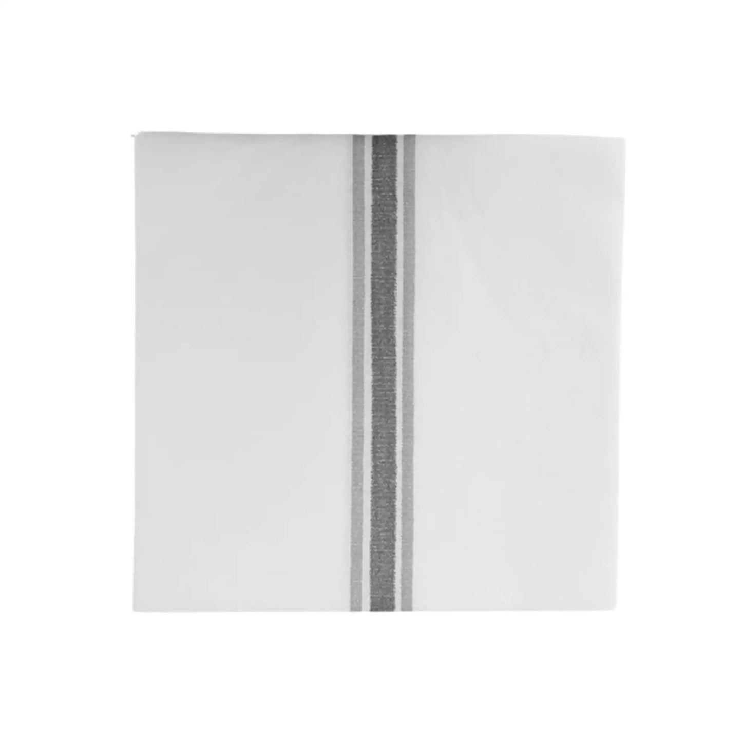 PAVIOT TORCHON GREY STRIPE DINNER NAPKIN