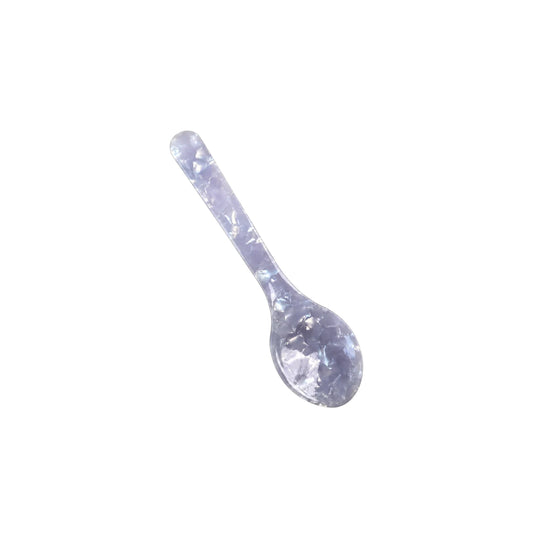 MARBLED DESSERT SPOON PURPLE