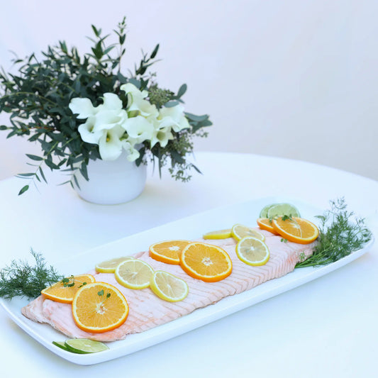 POACHED SALMON PLATTER