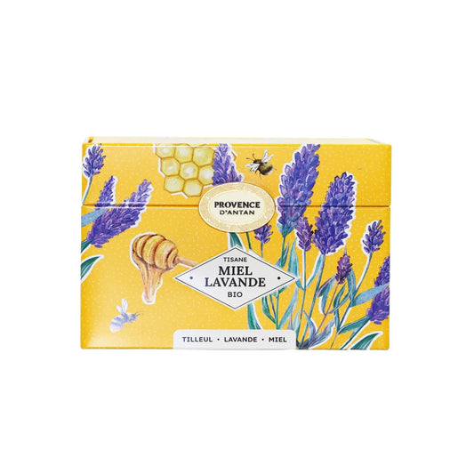 PROVENCE D'ANTAN HONEY LAVENDER TISANE HERBAL TEA TIN 36g