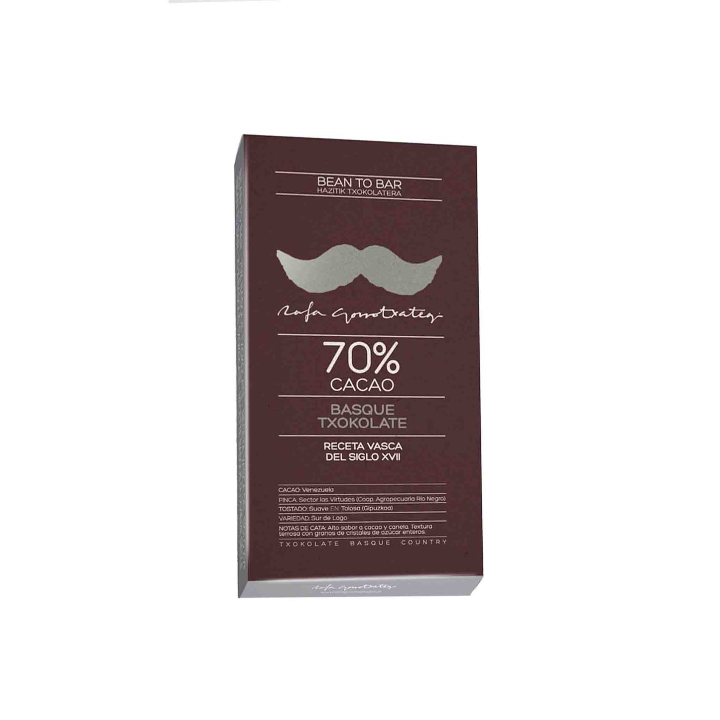 RAFA GORROTXATEGI BASQUE 70% DARK CHOCOLATE 100g