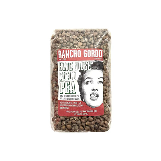 RANCHO GORDO BLUE GOOSE FIELD PEAS 16oz