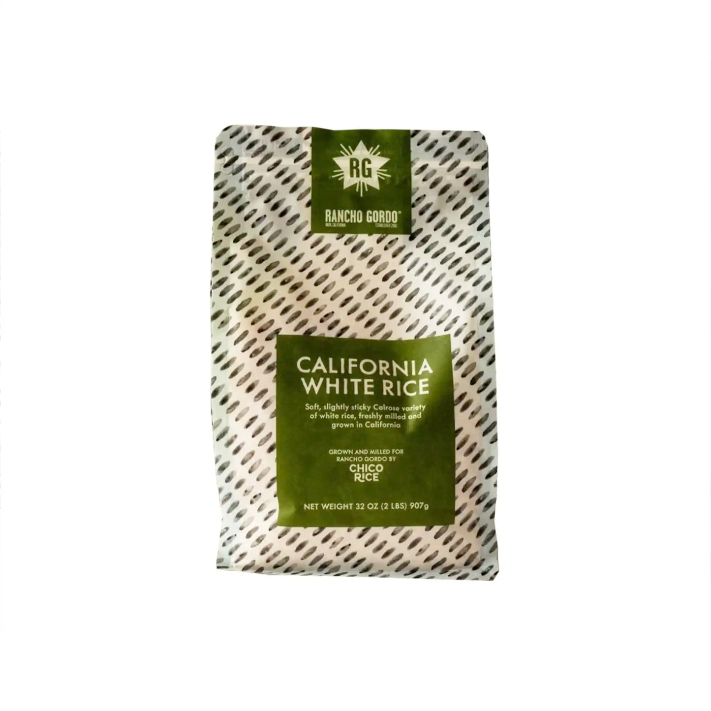 RANCHO GORDO CALIFORNIA WHITE RICE 2lbs