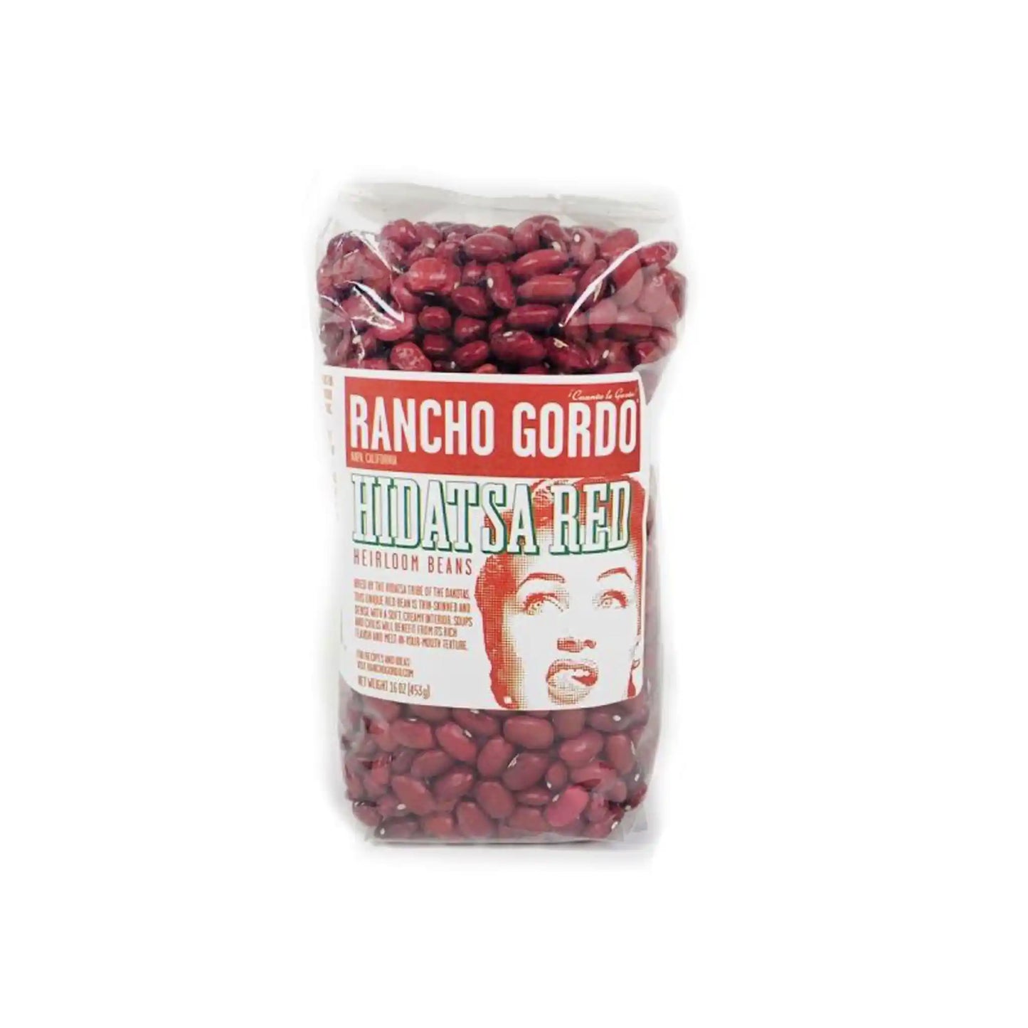 RANCHO GORDO HIDATSA RED BEANS 16oz