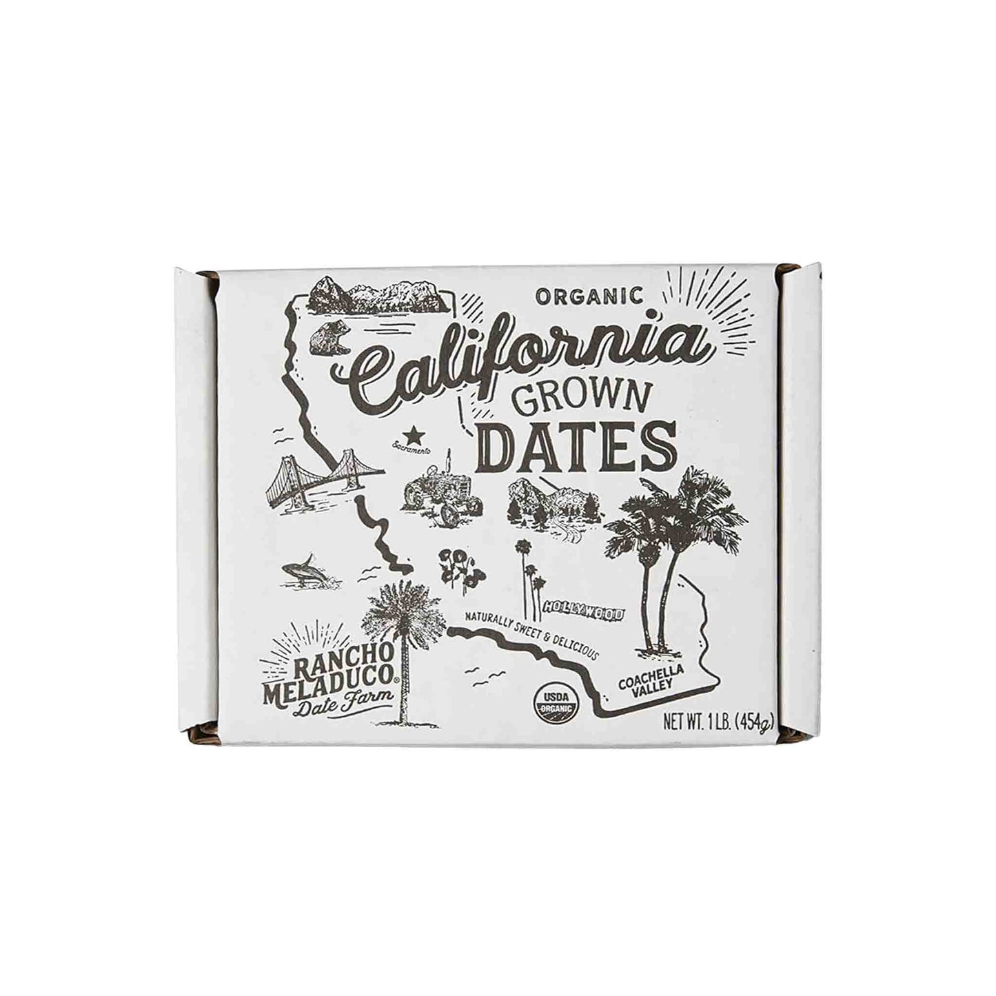 RANCHO MELADUCO DATE FARM ORGANIC MEDJOOL DATES 1lb