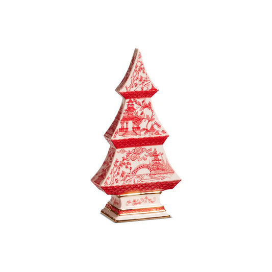 RAZ CHINOISERIE TREE RED SMALL