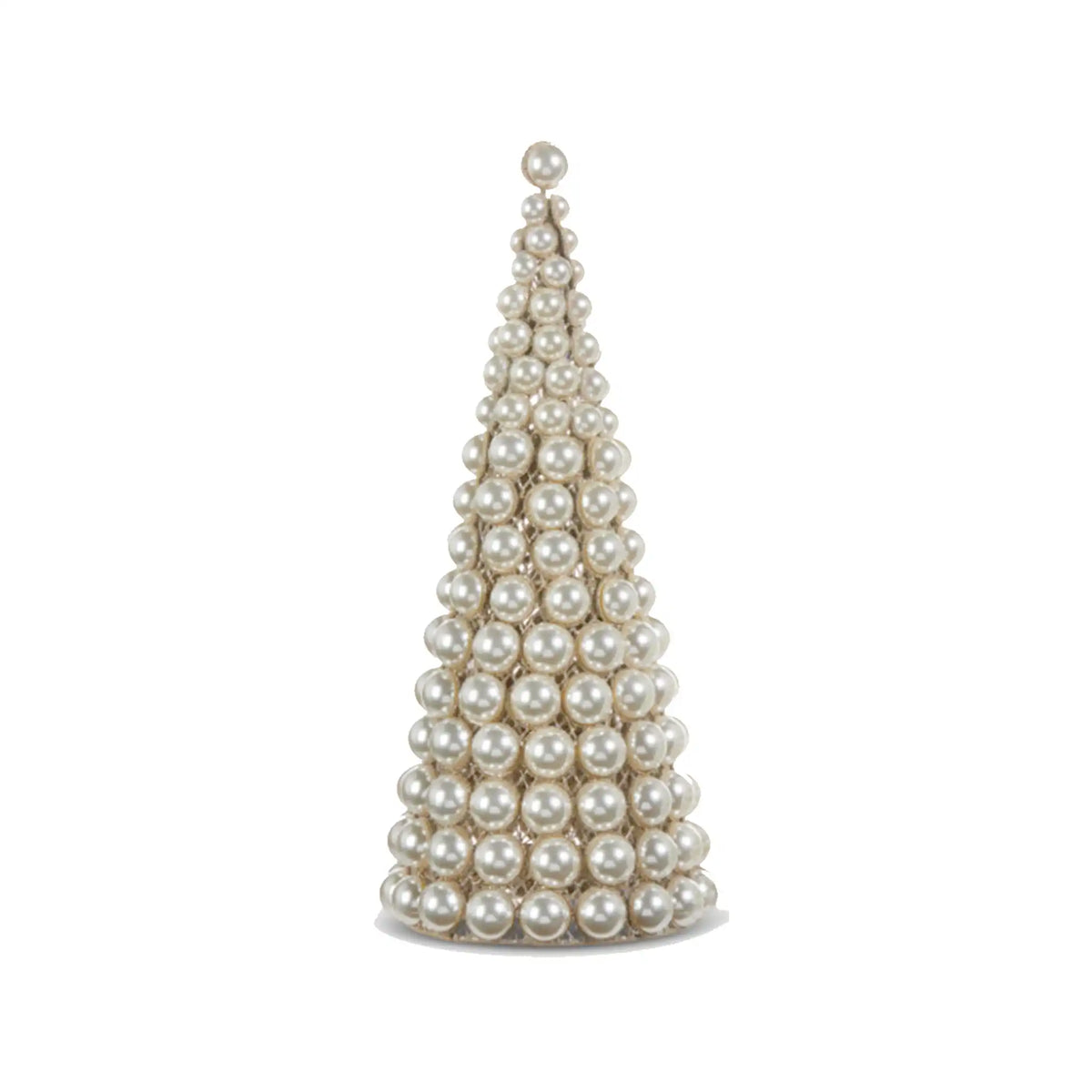 RAZ PEARL CONE TREE SMALL