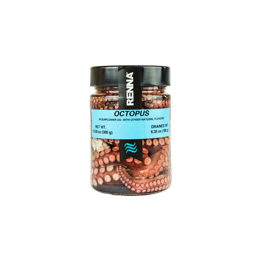 RENNA WHOLE OCTOPUS TENTACLES IN SUNFLOWER OIL 10.58oz