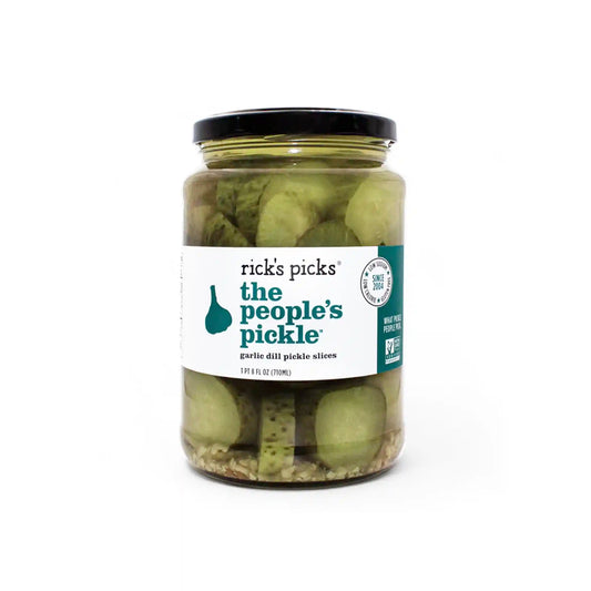 RICKS PICKS GARLIC DILL PICKLE SLICES 710ml