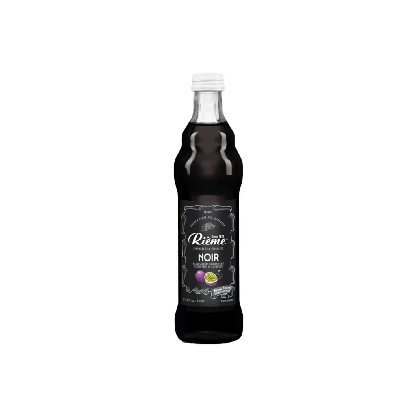 RIEME NOIR SPARKLING LEMONADE WITH BLACKCURRANT AND PASSION FRUIT 330ml