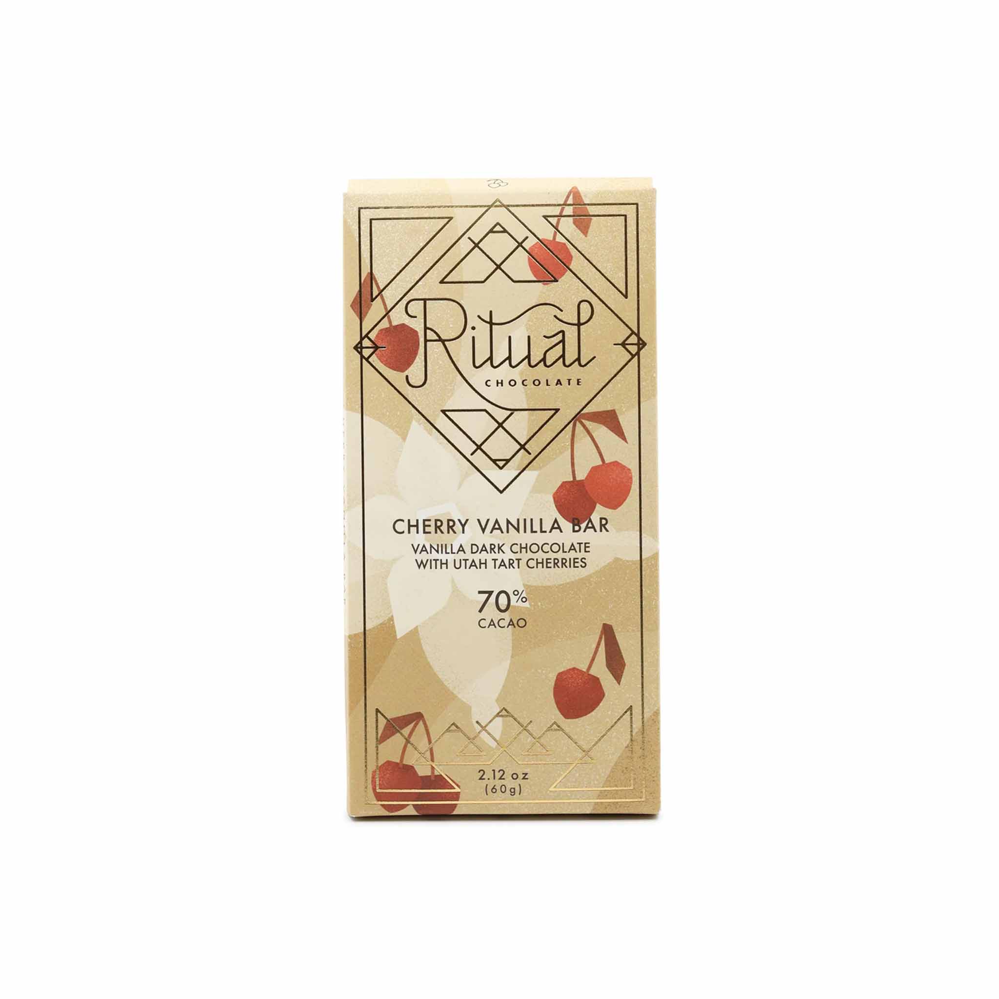 Cherry Vanilla 70% Dark Chocolate 60g | Monsieur Marcel – monsieur