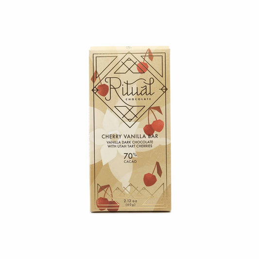 RITUAL CHERRY VANILLA 70% DARK CHOCOLATE 60g