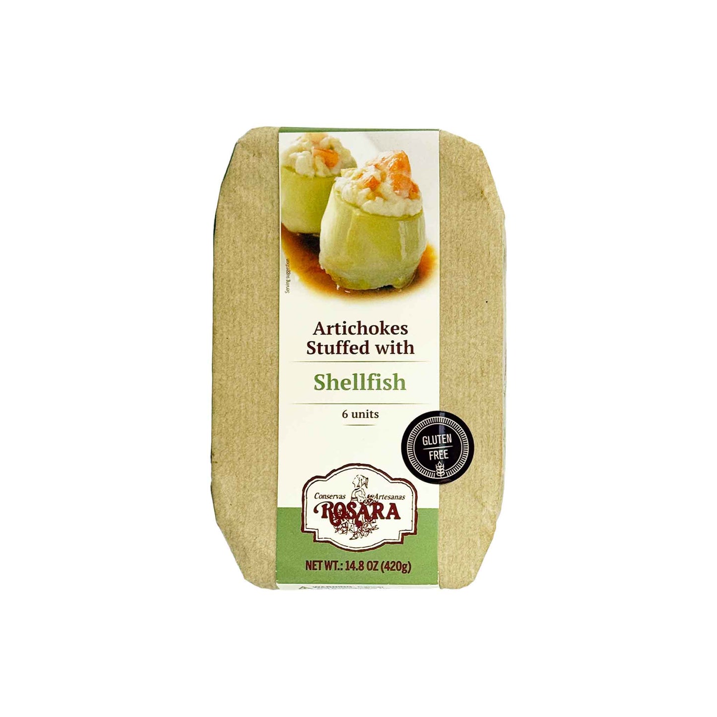 ROSARA GLUTEN FREE ARTICHOKES STUFFED WITH SHELLFISH 420g