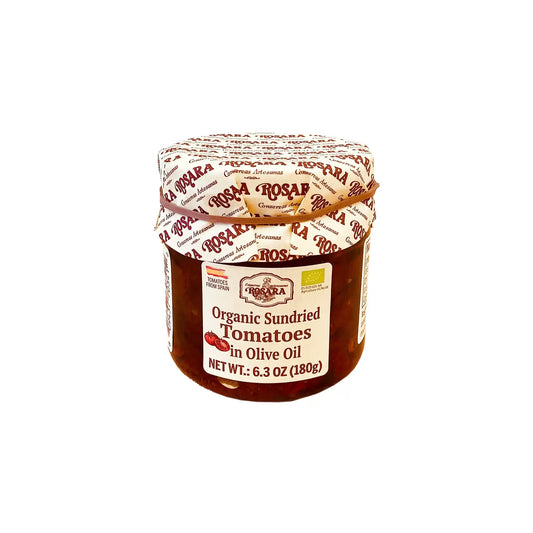 ROSARA ORGNIC SUNDRIED TOMATOES IN EXTRA VIRGIN OLIVE OIL 180g