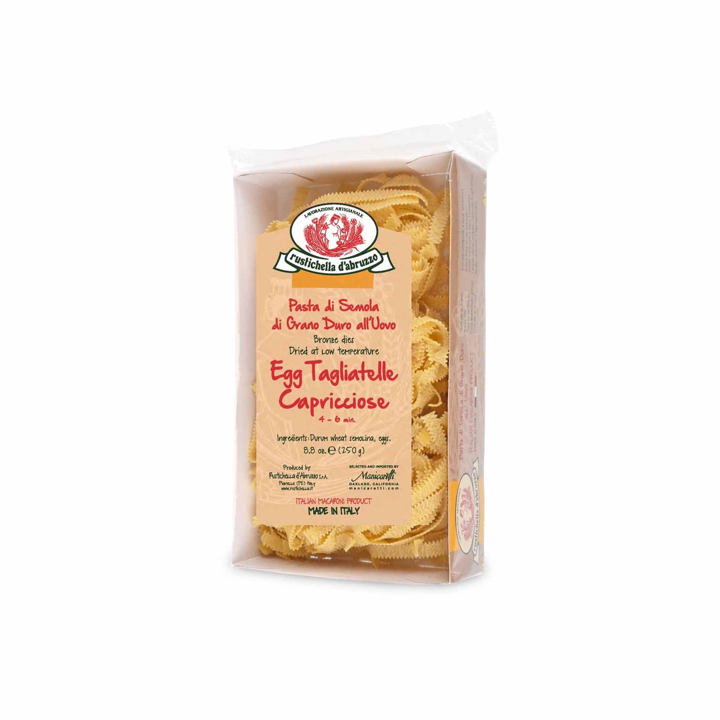 RUSTICHELLA D'ABRUZZO EGG TAGLIATELLE CAPRICCIOSE 250g