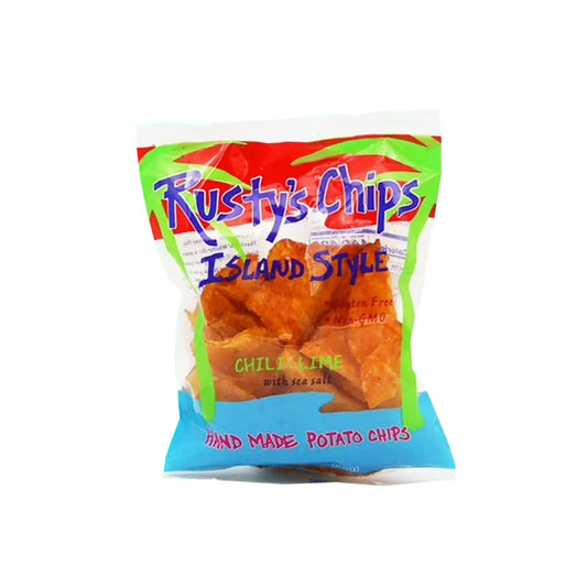 RUSTY'S CHILI LIME SEA SALT POTATO CHIPS 3oz