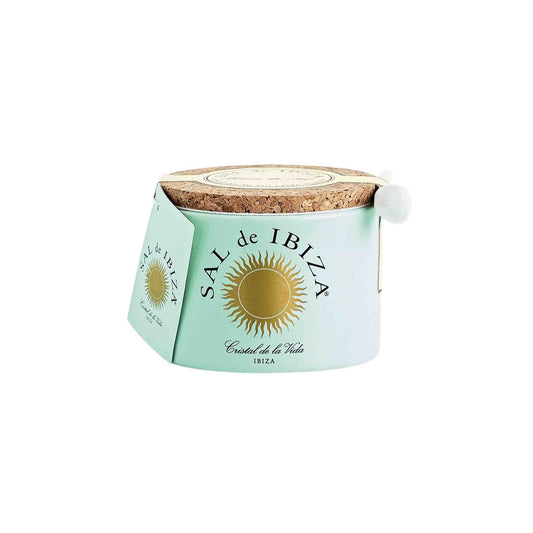 SAL DE IBIZA SEA SALT CERAMIC JAR WITH SPOON 150g